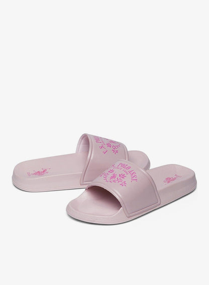 Women's Pink Signature Slides Shoes - Effortless Style Meets Ultimate Relaxation!