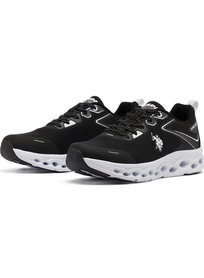 Men's Black Low-Top Sneakers - Lightweight Lace-Up Design, Comfortable for Everyday Outfits