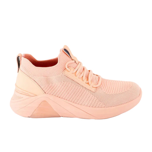 Women A Linear Slip On Training Shoes, Coral