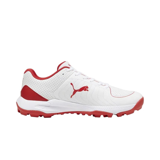 24 FH Rubber Unisex White Cricket Shoes