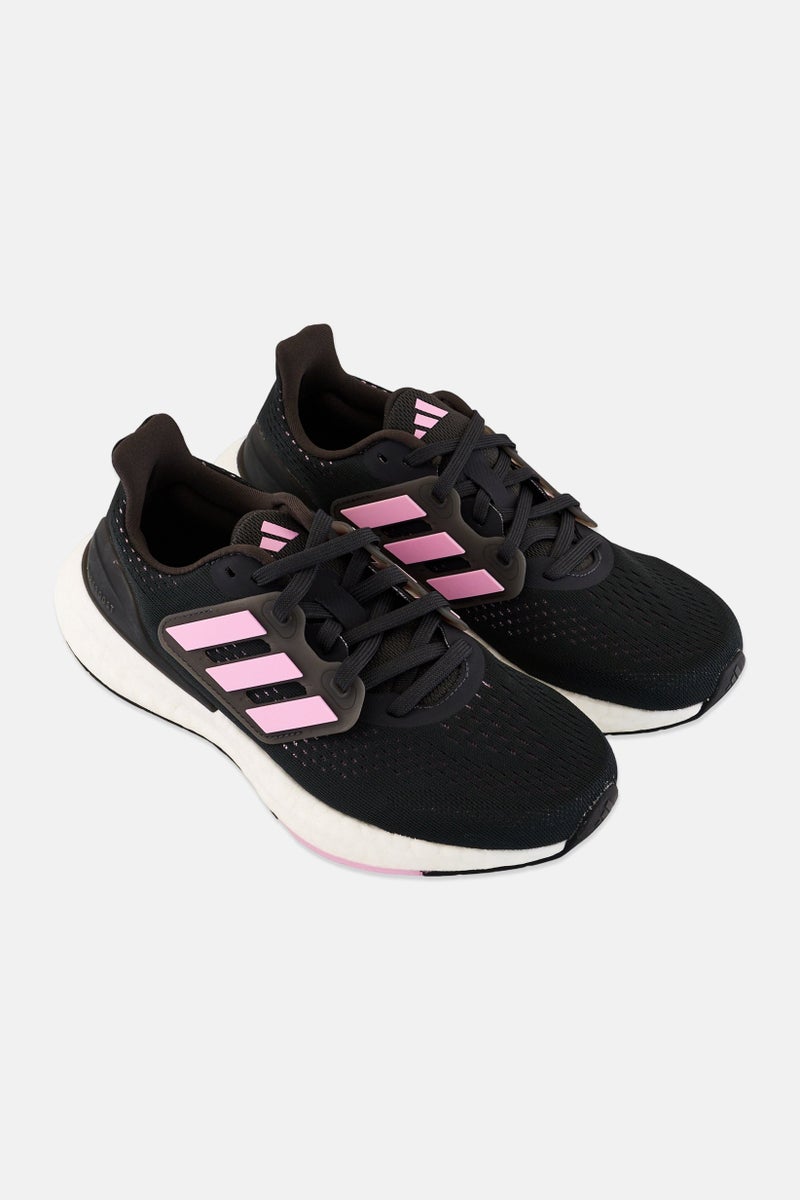 Women Pureboost 23 W Lace Up Running Shoes, Black