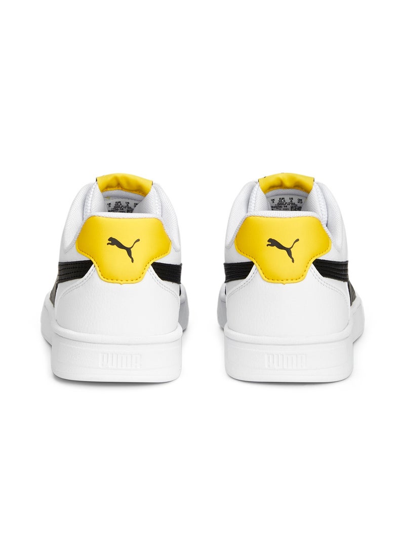 Caven Unisex Youth White Casual Lace Up Sneakers
