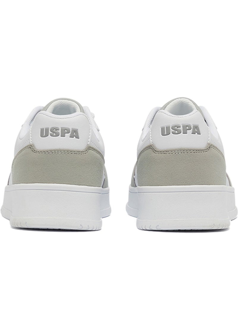 Women's White Low-Top Sneakers - High-Quality Sole for Everyday Look