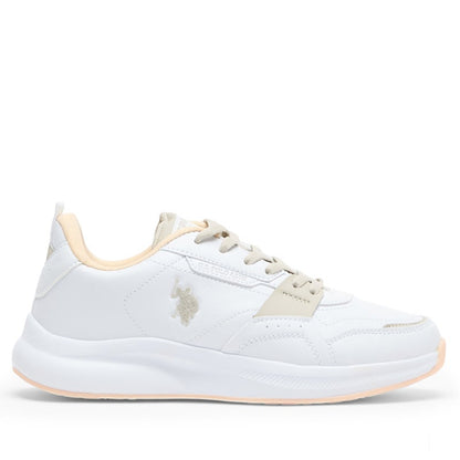 Women's White Sneakers - Elegant Design,Comfortable Casual Shoes for Everyday Wear