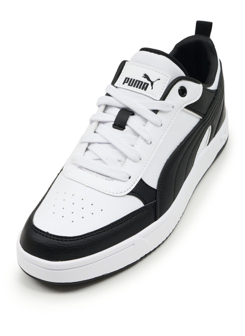 Dribble Unisex White Sneakers