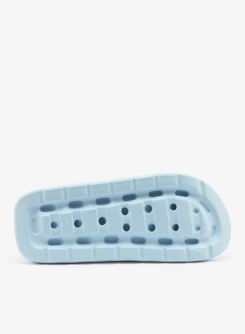 Women's Light Blue Slides - Stylish Perfect for Casual Outfit