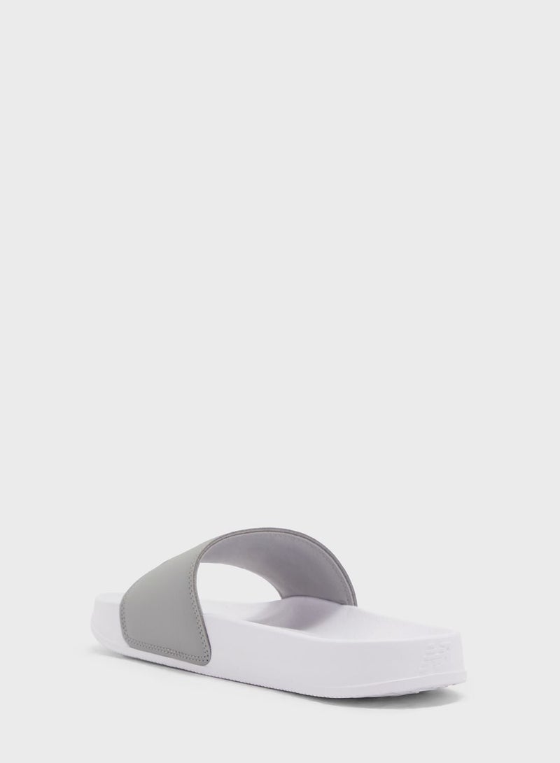 New Balance -WHITE/SLATE GREY