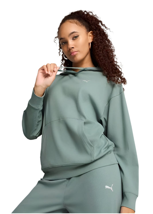 Essential Elevated Ribbed Hoodie