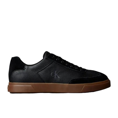 Leather Signature Logo Trainers