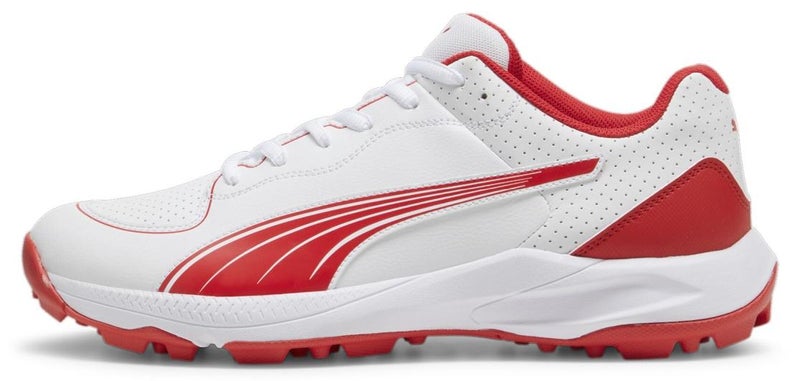 24 FH Rubber Unisex White Cricket Shoes
