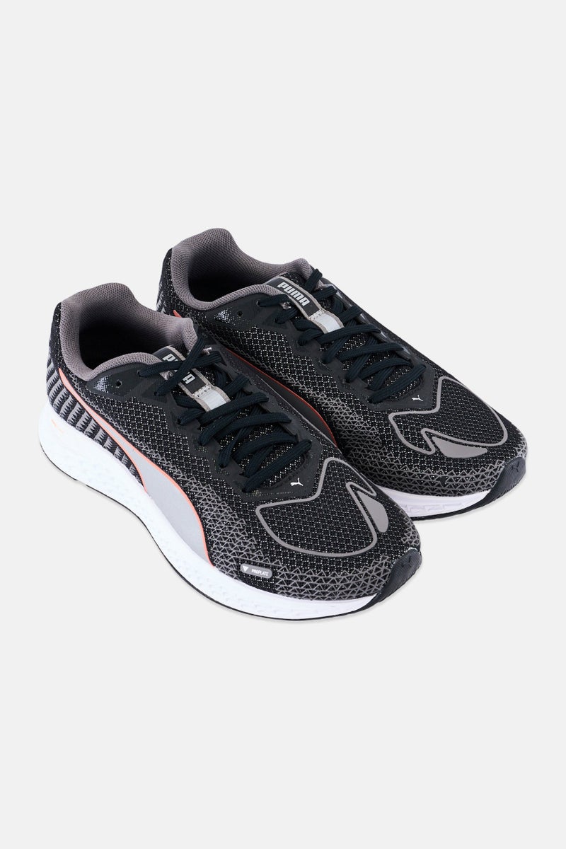 Women Speed Sutamina 2 Lace Up Running Shoes, Black