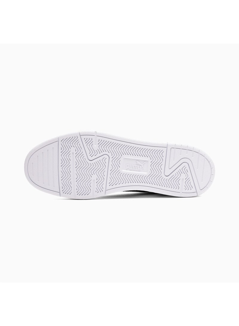 Caracal Unisex White Black Trainers