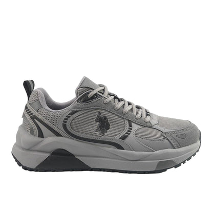 Men's Grey Low-Top Sneakers - Modern Design Shoes for All-Day Comfort