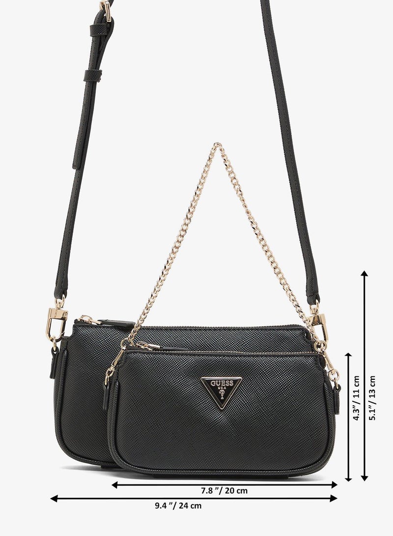 Noelle II Double Pouch Crossbody Bag