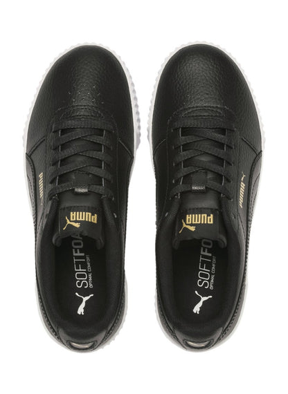 Carina Lux Womens Black Casual Sneakers