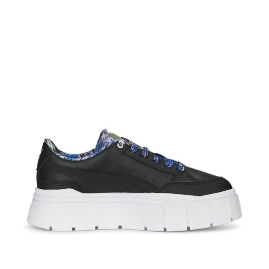Mayze Stack Feelin' Xtra Womens Black Sneakers