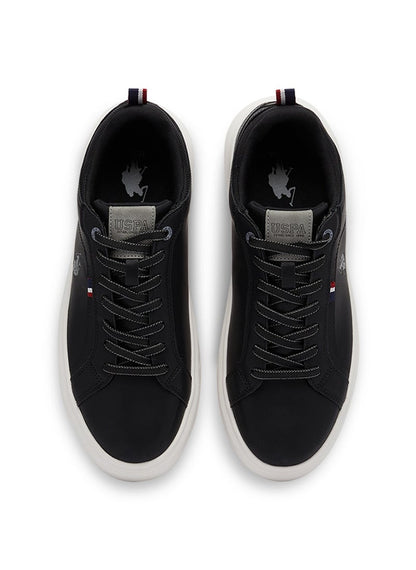 Men's Black Low-Top Sneakers - Designed for Style