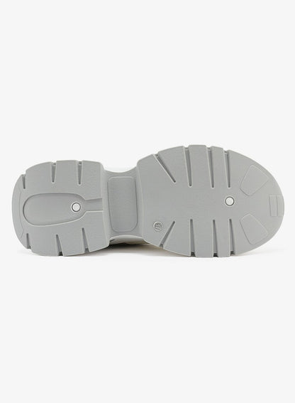 Women's White Low-Top Sneakers - Stylish Shimmer Design Shoes, Perfect for a Cute Outfit