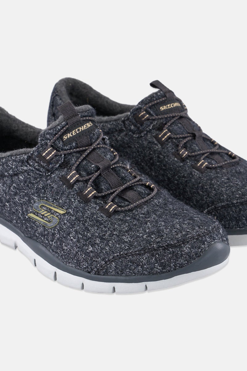 Women Gratis - Good Idea Slip On Running Shoes, Charcoal