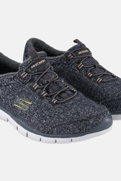 Women Gratis - Good Idea Slip On Running Shoes, Charcoal
