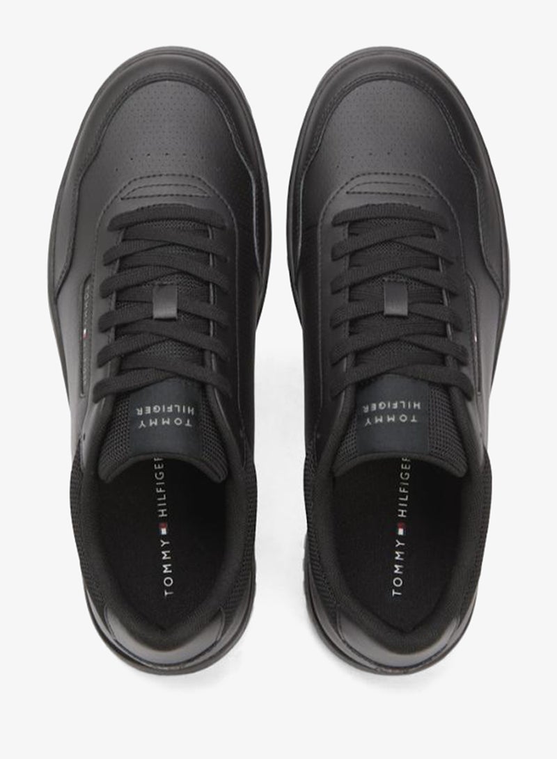 Lightweight Basketball Sneakers With Leather