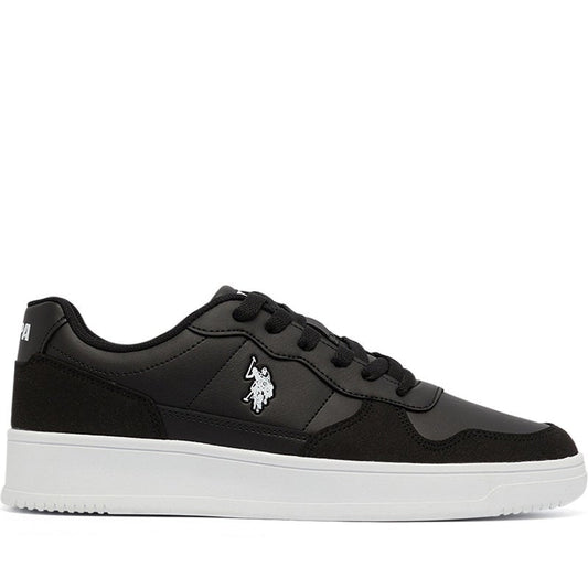 Women's Black Low-Top Sneakers - High-Quality Sole for Everyday Look