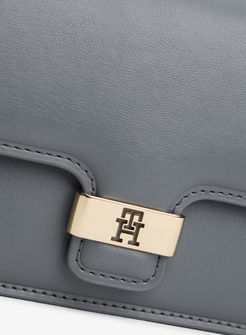Heritage TH Monogram Plaque Clutch