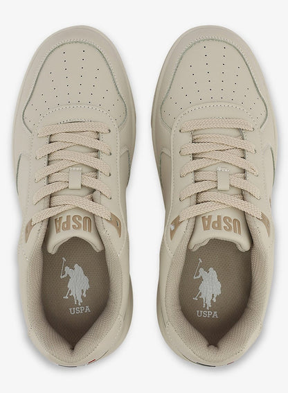 Women's  Beige Low-Top Sneakers - Style that Moves, Comfort Shoes that Lasts