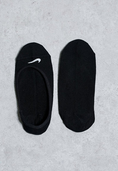 3-Piece Training Footie Socks Set Black