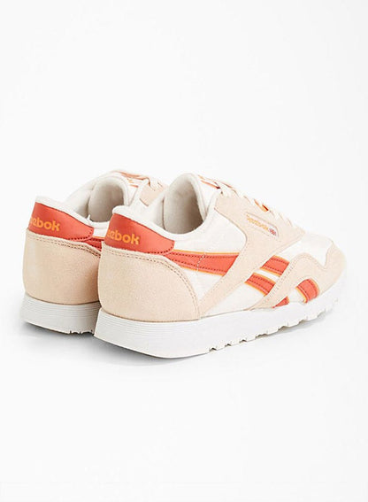 CL Nylon Low Top Sneakers Buff/Pale Pink/Mason Red