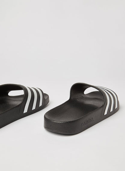 Adilette Aqua Slip-On Slides Core Black/Cloud White