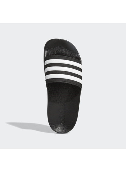 Kids Adilette Open Toe Slip-On Slides Black/White