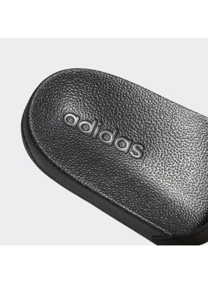 Kids Adilette Open Toe Slip-On Slides Black/White