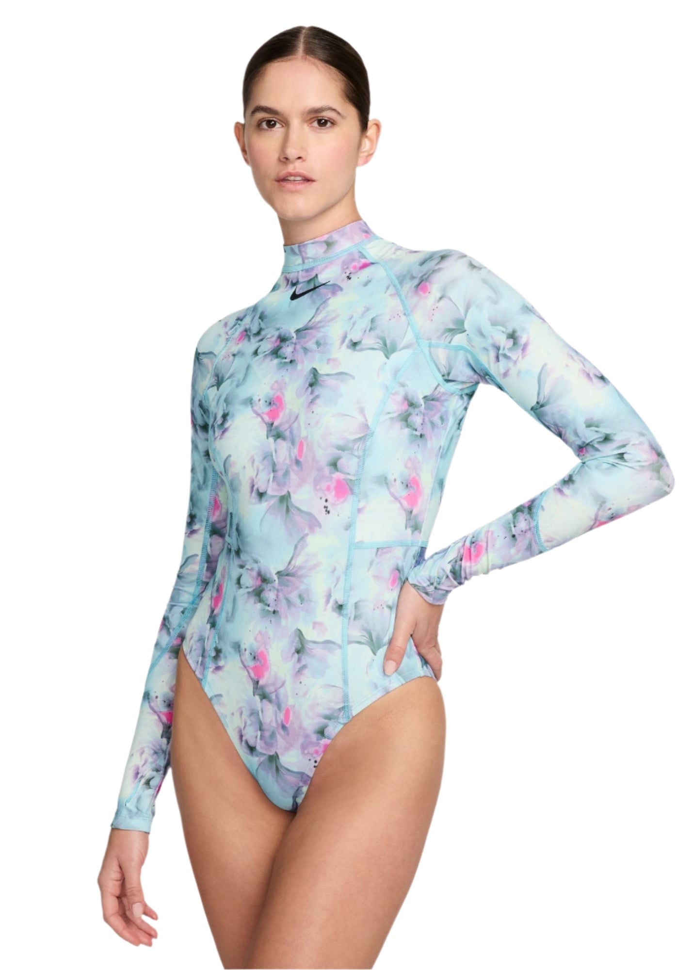 Women's Swim Hydralock Fusion Long-Sleeve One-Piece Swimsuit