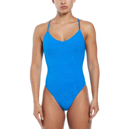 Women's Swim Retro Flow T-Back One-Piece Swimsuit