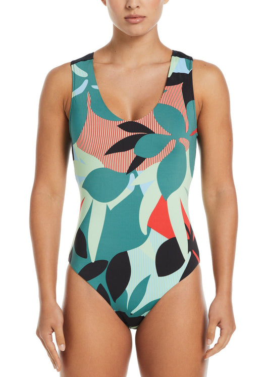 Women's Keyhole Back One-Piece Swimsuit