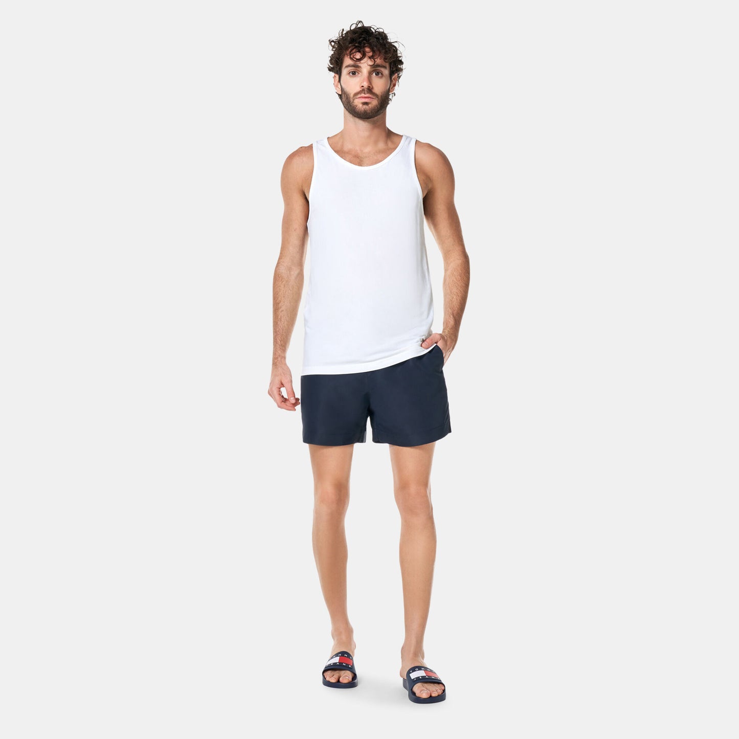Men's Global Stripe Swimming Shorts