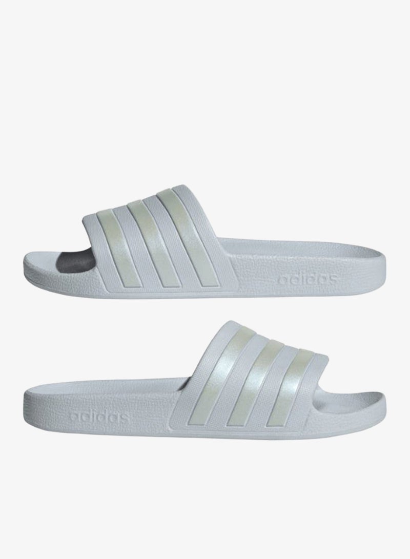 Adidas Adilette Aqua W Blue Sportswear Sandals/Slippers For Women