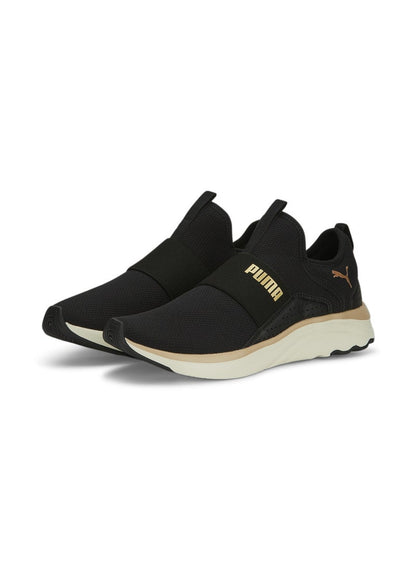 Softride Sophia Womens Black Slip-on Running Shoes