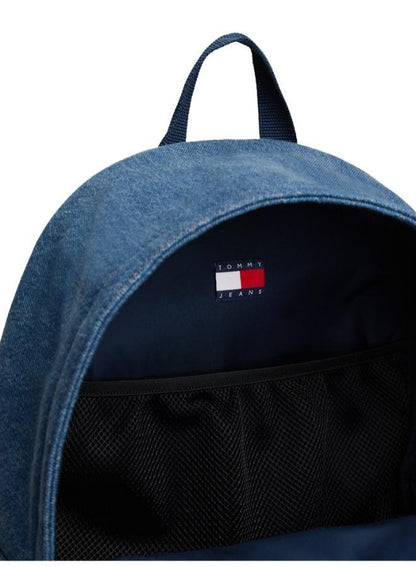 Logo Denim Dome Backpack