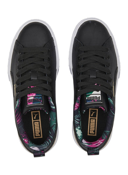 Mayze Vacay Queen Youth Girls Black Platform Sneakers