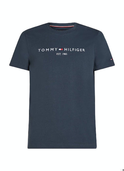 Men's Logo Embroidery Slim Fit T-Shirt -  Pure cotton, Grey
