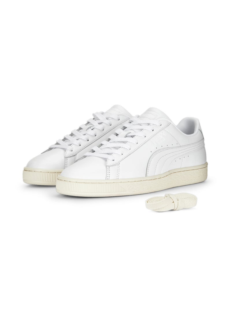 Basket Classic 75Y Mens White Premium Sneakers