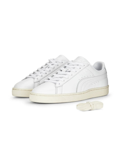 Basket Classic 75Y Mens White Premium Sneakers