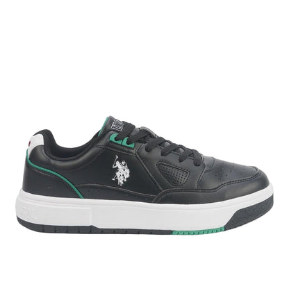 Men's Black Classic Low-Top Sneakers,Lightweight Casual Shoes for Everyday Style