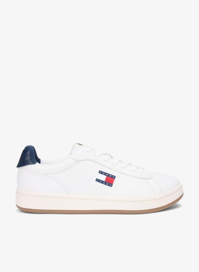 Archive Court Leather Embossed Sneakers