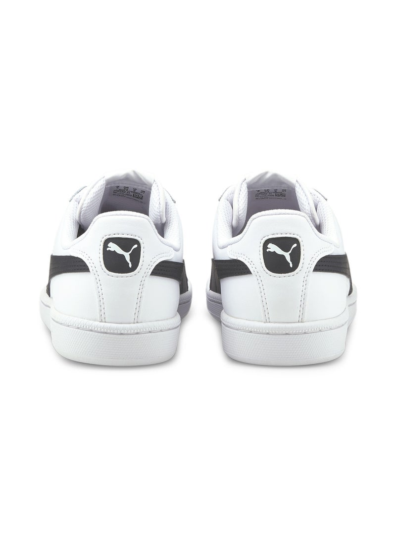 Smash Unisex White Leather Trainers