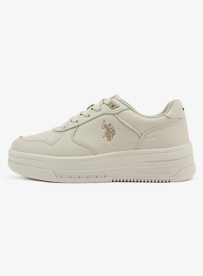 Women's  Beige Low-Top Sneakers - Style that Moves, Comfort Shoes that Lasts