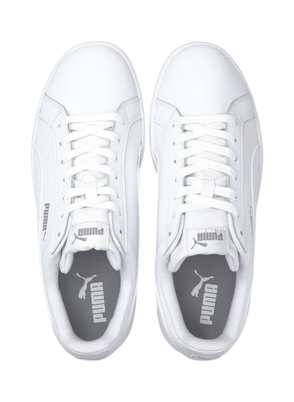 Smash Leather Unisex White Casual Sneakers