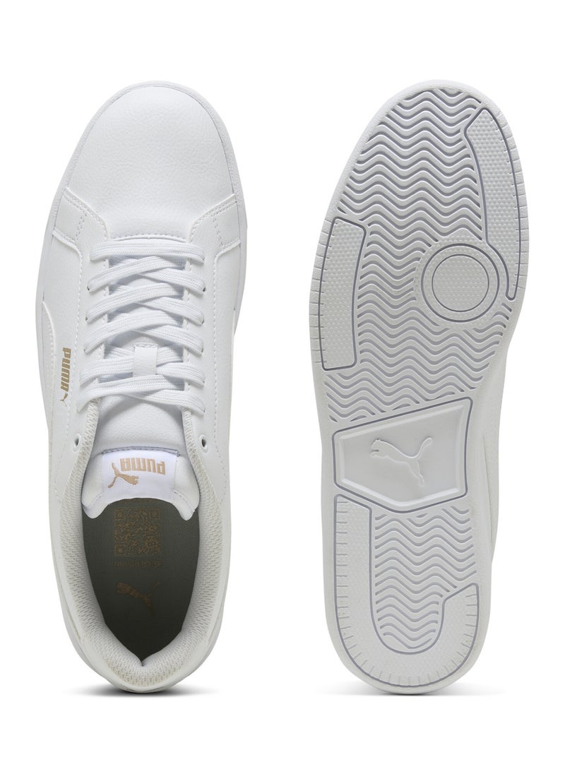 Grounded SL Unisex White Sneakers